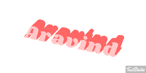 Aravind Text effect