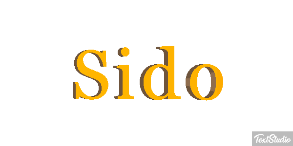 Sido Efecto de texto
