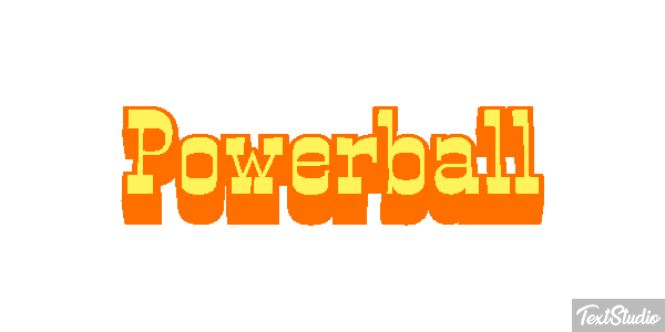 Powerball Text effect