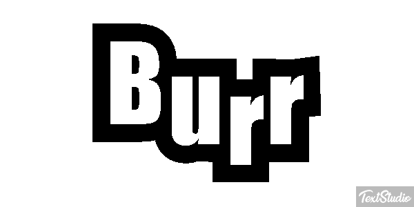 Burr Efeito do texto