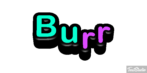 Burr Efeito do texto