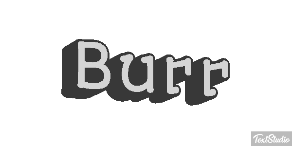 Burr Efeito do texto