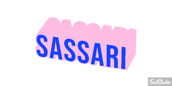 Sassari Efecto de texto