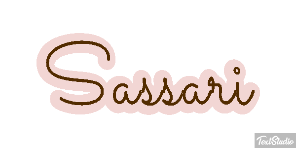 Sassari Efecto de texto