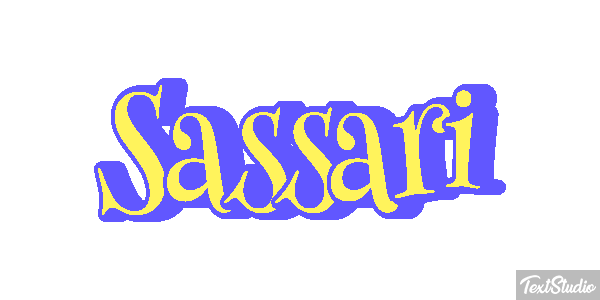 Sassari Efecto de texto