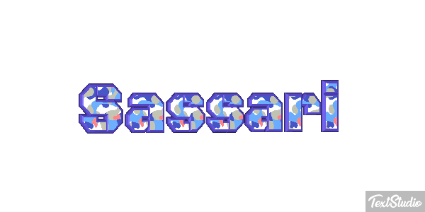 Sassari Efecto de texto