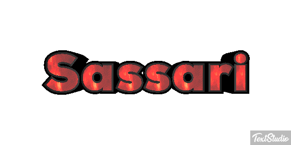 Sassari Efecto de texto