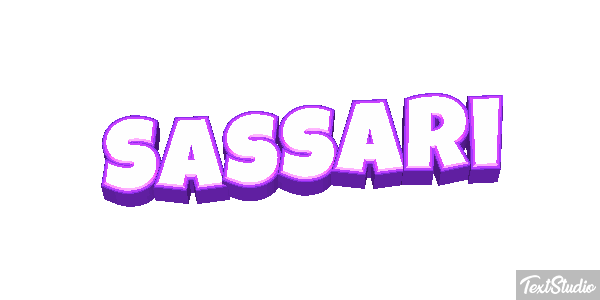 Sassari Efecto de texto