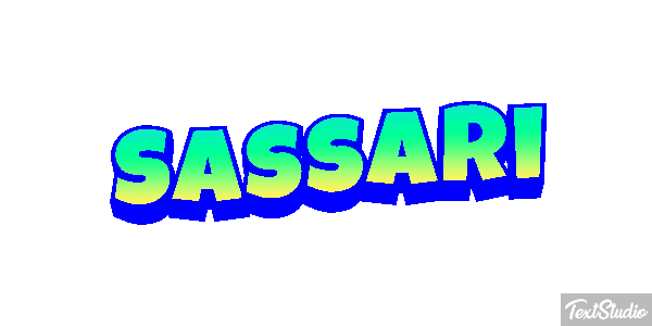 Sassari Efecto de texto