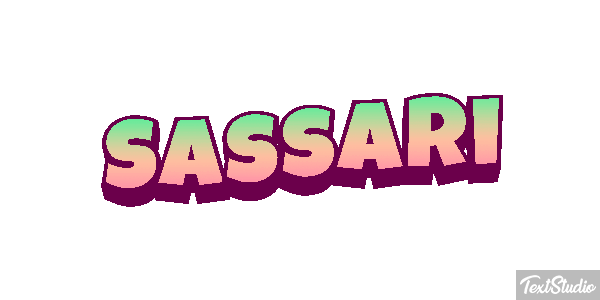 Sassari Efecto de texto