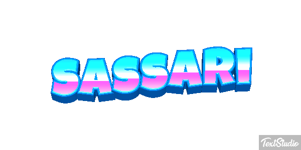 Sassari Efecto de texto