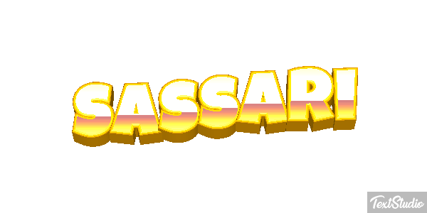 Sassari Efecto de texto