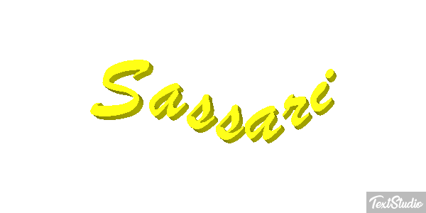 Sassari Efecto de texto