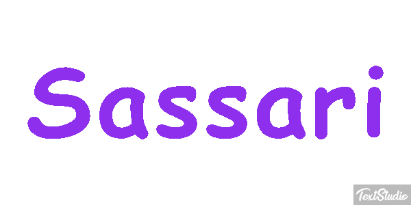 Sassari Efecto de texto