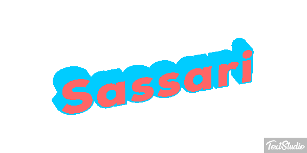 Sassari Efecto de texto