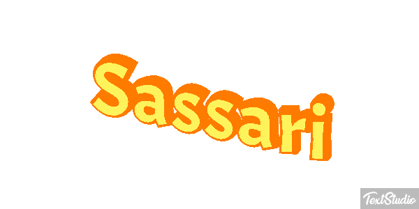 Sassari Efecto de texto