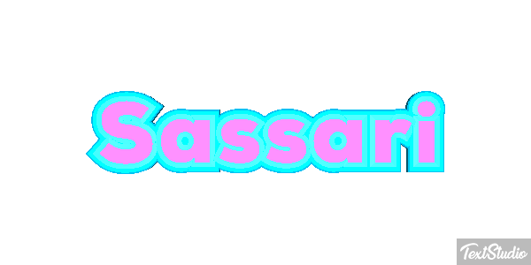 Sassari Efecto de texto