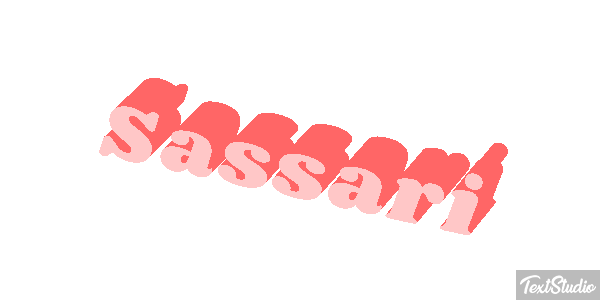 Sassari Efecto de texto