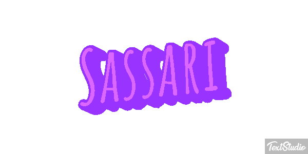 Sassari Efecto de texto