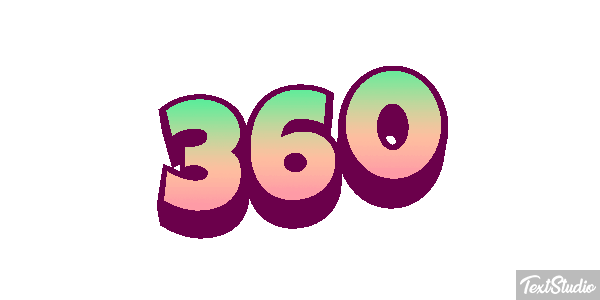 360 Effetto testo