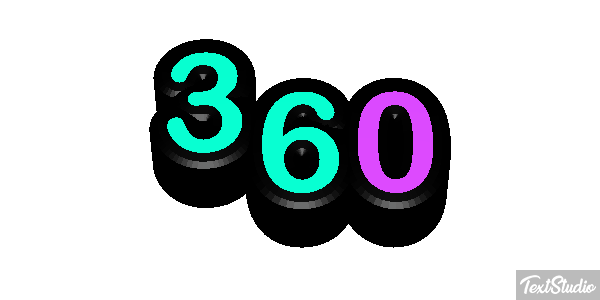 360 Effetto testo