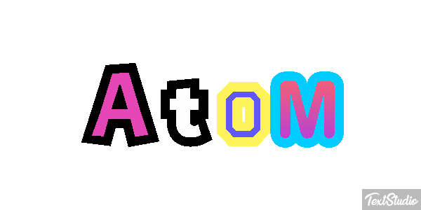 Atom Metin efekti