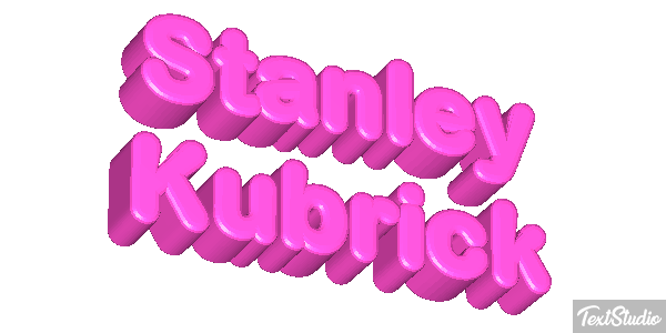 Stanley Kubrick Efecto de texto