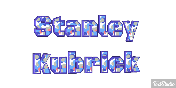 Stanley Kubrick Efecto de texto