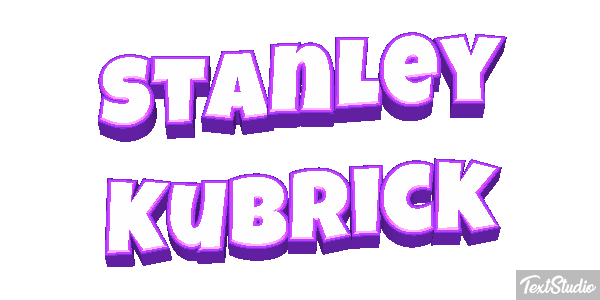 Stanley Kubrick Efecto de texto