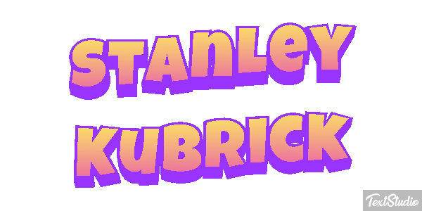 Stanley Kubrick Efecto de texto