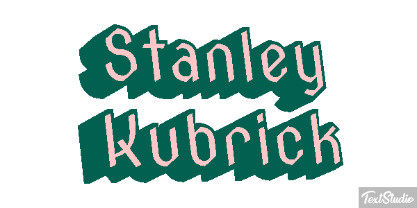 Stanley Kubrick Efecto de texto