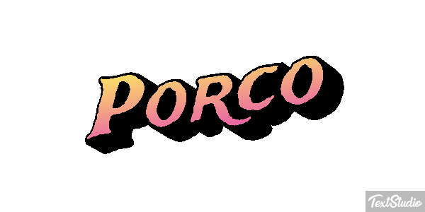 Porco Efekt tekstowy