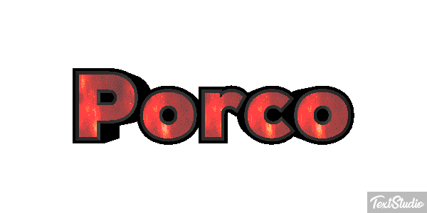 Porco Efekt tekstowy