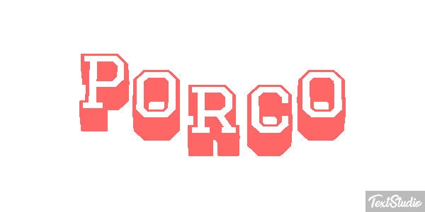 Porco Efekt tekstowy