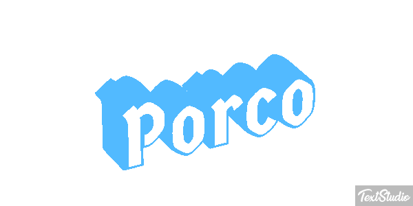 Porco Efekt tekstowy