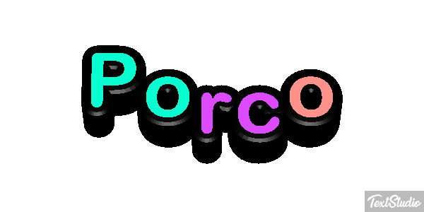 Porco Efekt tekstowy