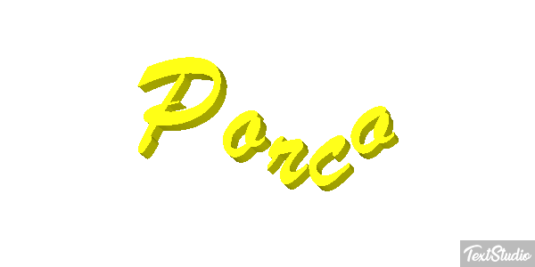 Porco Efekt tekstowy