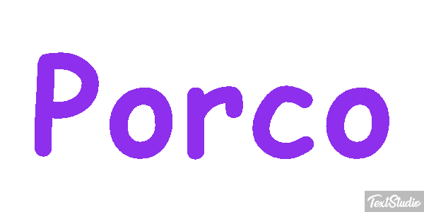 Porco Efekt tekstowy