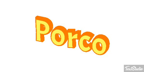 Porco Efekt tekstowy