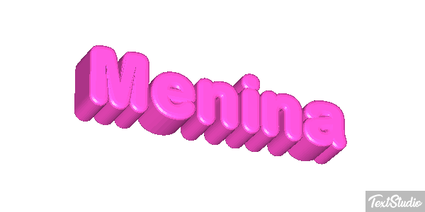 Menina Text effect