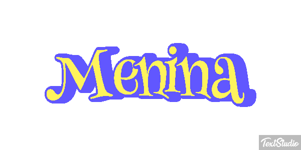 Menina Text effect