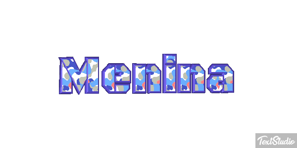 Menina Text effect