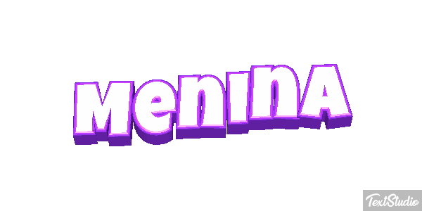 Menina Text effect