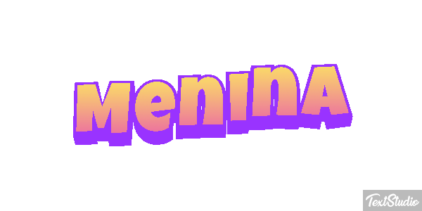 Menina Text effect