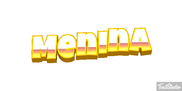 Menina Text effect