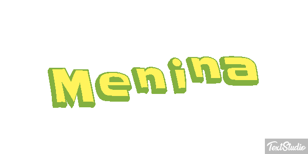 Menina Text effect