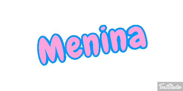 Menina Text effect