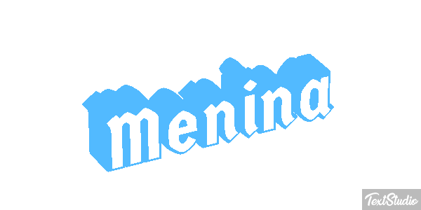 Menina Text effect