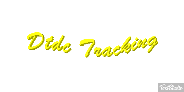 Dtdc Tracking Tekst effect