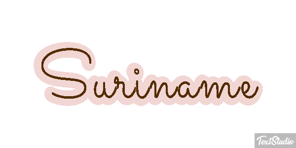 Suriname Text effect